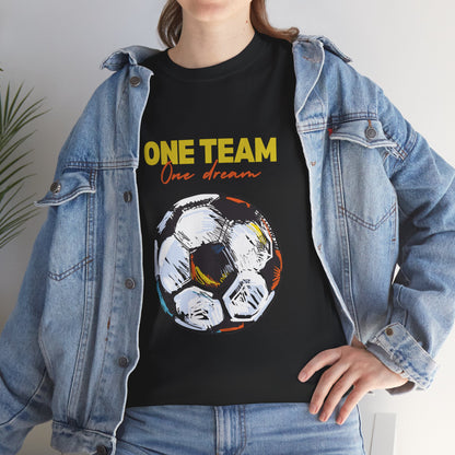 Unisex Heavy Cotton Tee - One Team, One Dream