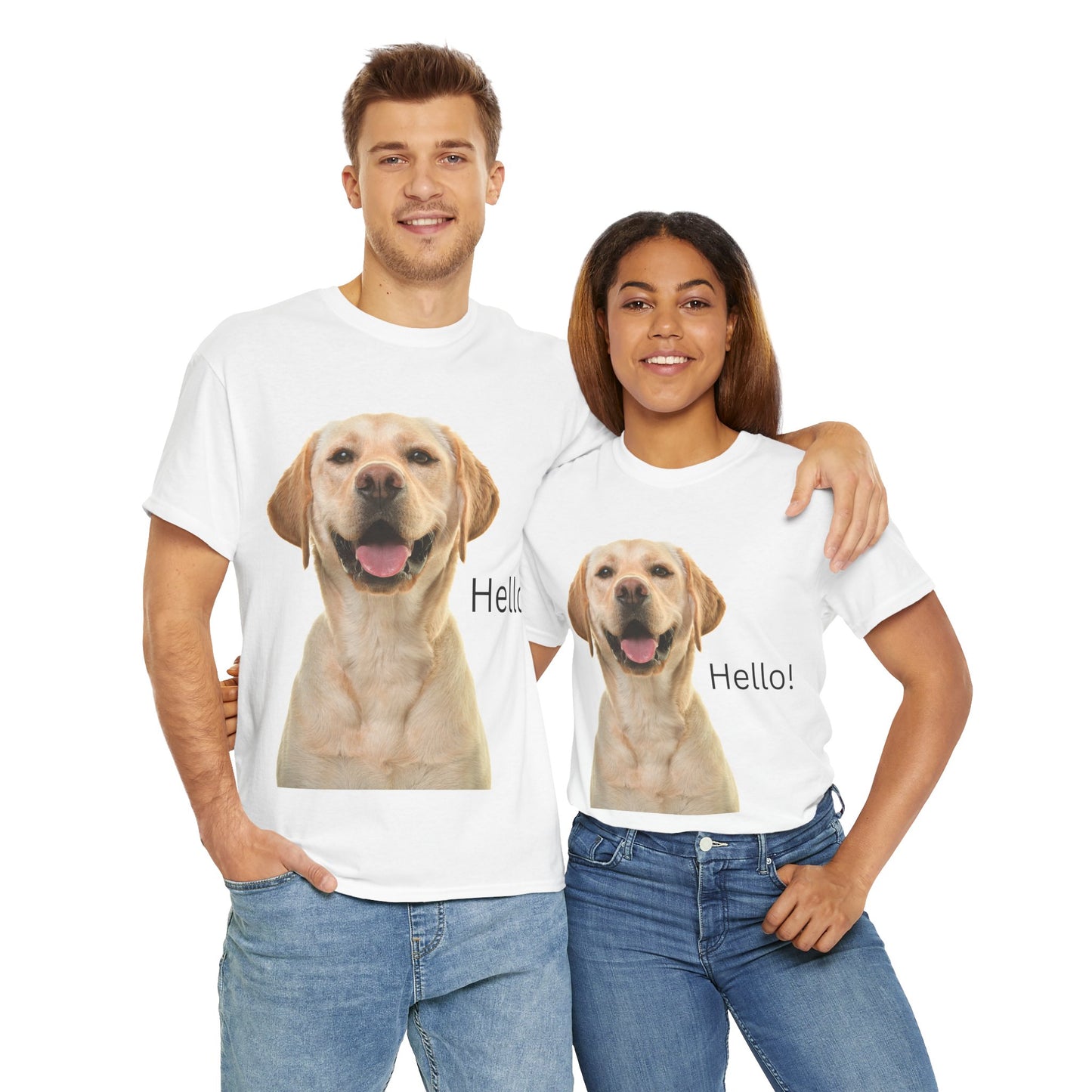 Dog Hello - Cotton T-Shirt