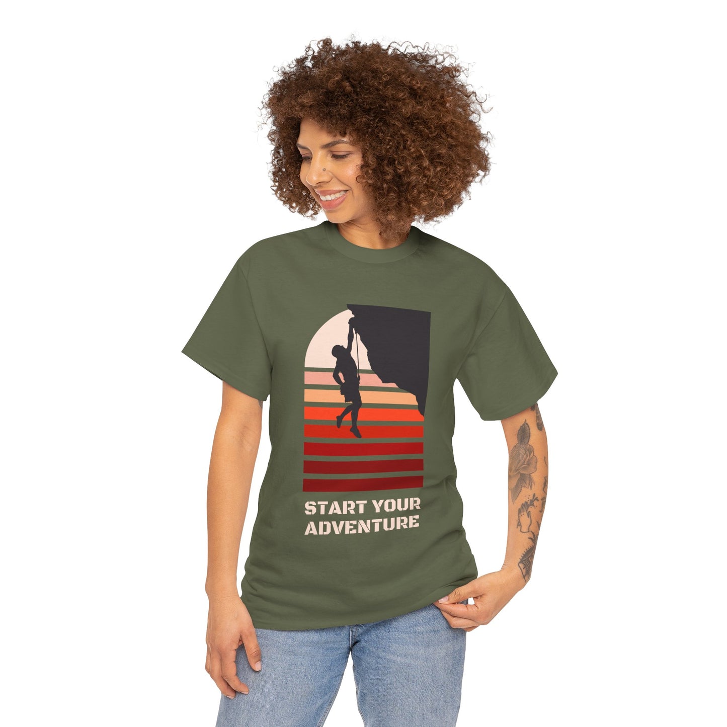 Climbing Adventure - Unisex Heavy Cotton Tee