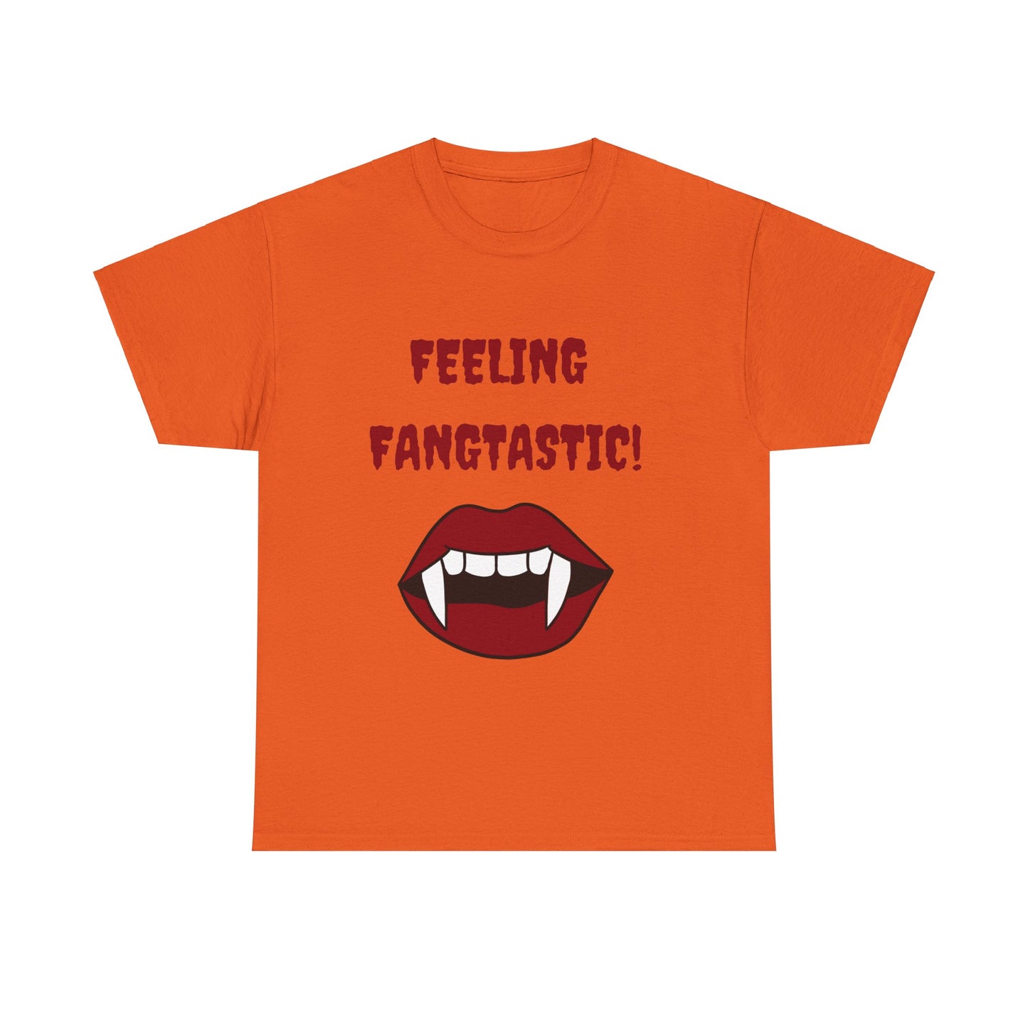 Unisex Heavy Cotton Tee - Feeling Fangtastic