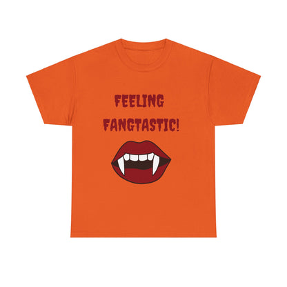 Unisex Heavy Cotton Tee - Feeling Fangtastic