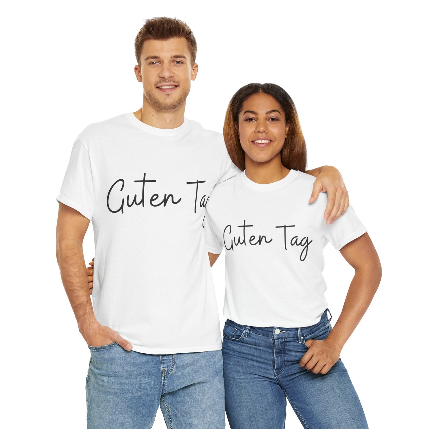 "Guten Tag" (German Greetings) Unisex Heavy Cotton Tee