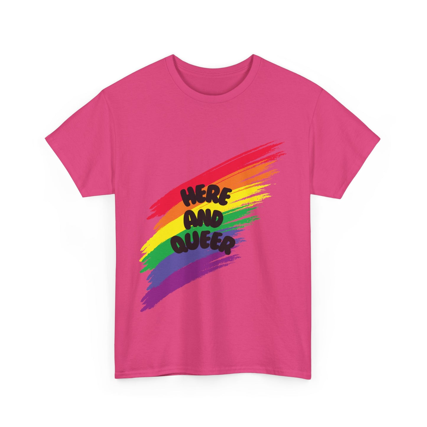 Unisex Heavy Cotton Tee - Here And Queer