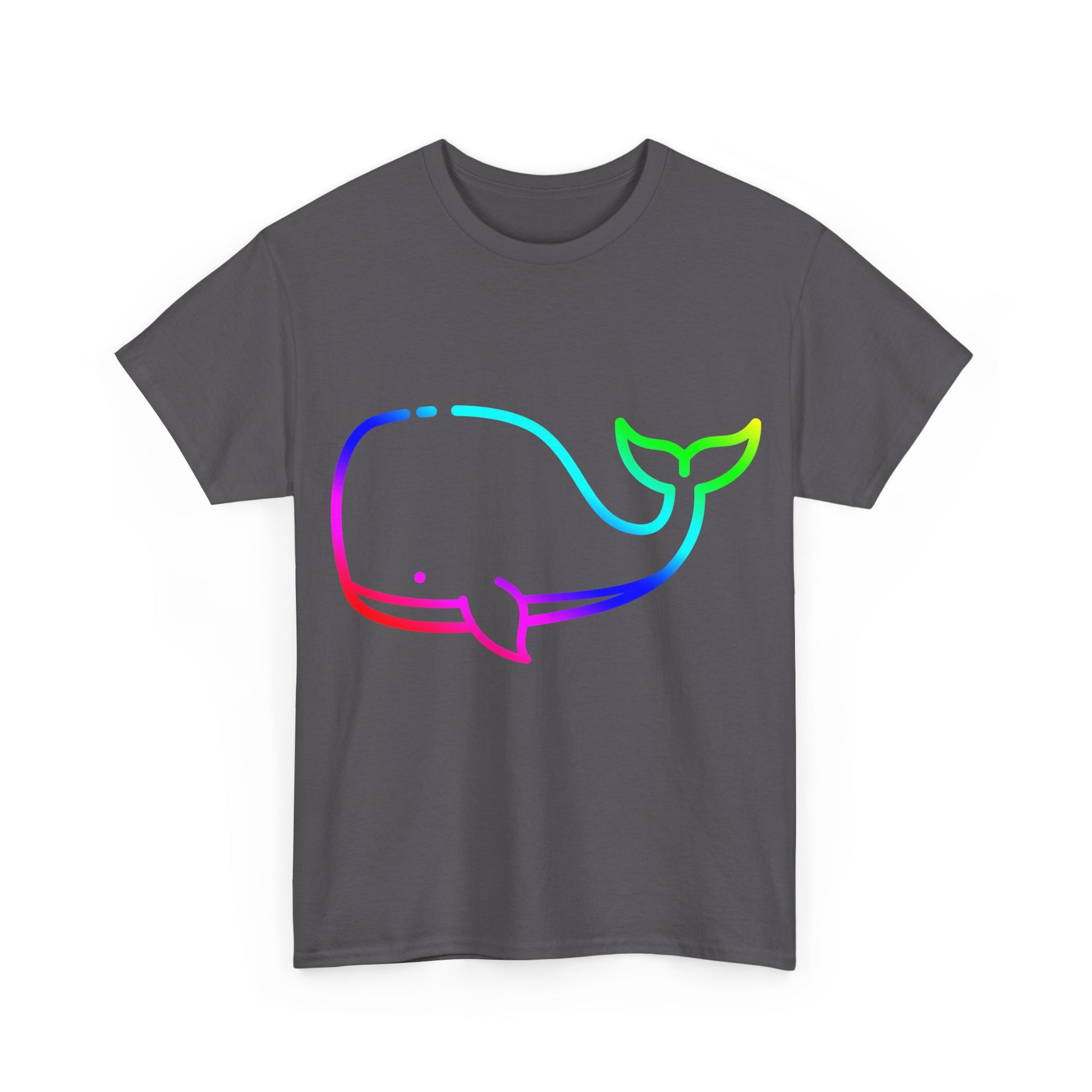 Vibrant, rainbow, colourful whale. Ideal for any animal or wildlife lover.  T-SHIRT Use your imagine, bringing magic and sparkle to your life.