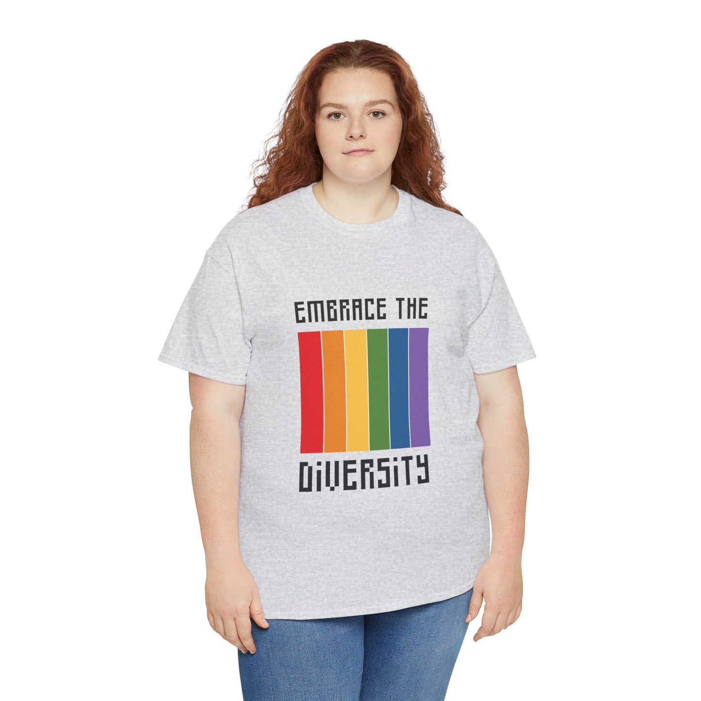 Unisex Heavy Cotton Tee - Embrace The Diversity