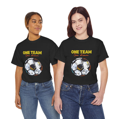 Unisex Heavy Cotton Tee - One Team, One Dream