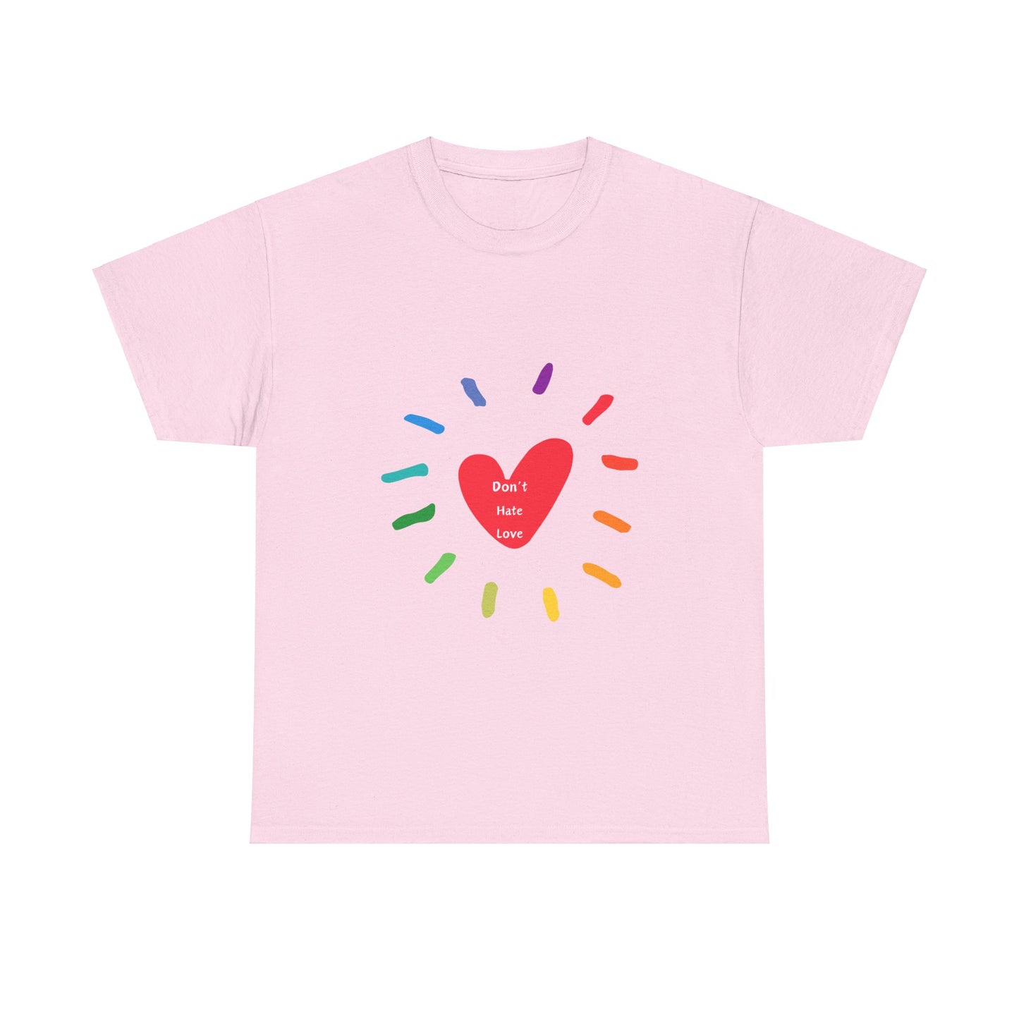 Unisex Heavy Cotton Tee - Don't Hate Love