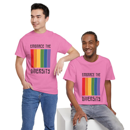 Unisex Heavy Cotton Tee - Embrace The Diversity