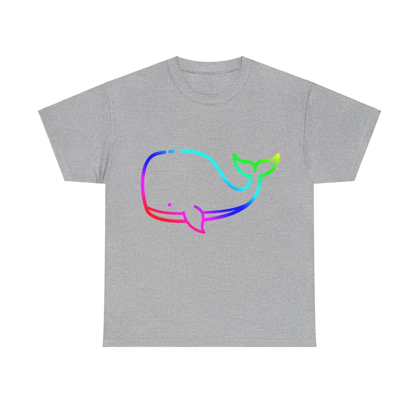 Vibrant, rainbow, colourful whale. Ideal for any animal or wildlife lover.  T-SHIRT Use your imagine, bringing magic and sparkle to your life.