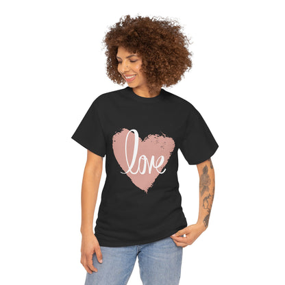 Love Heart - Unisex Heavy Cotton Tee