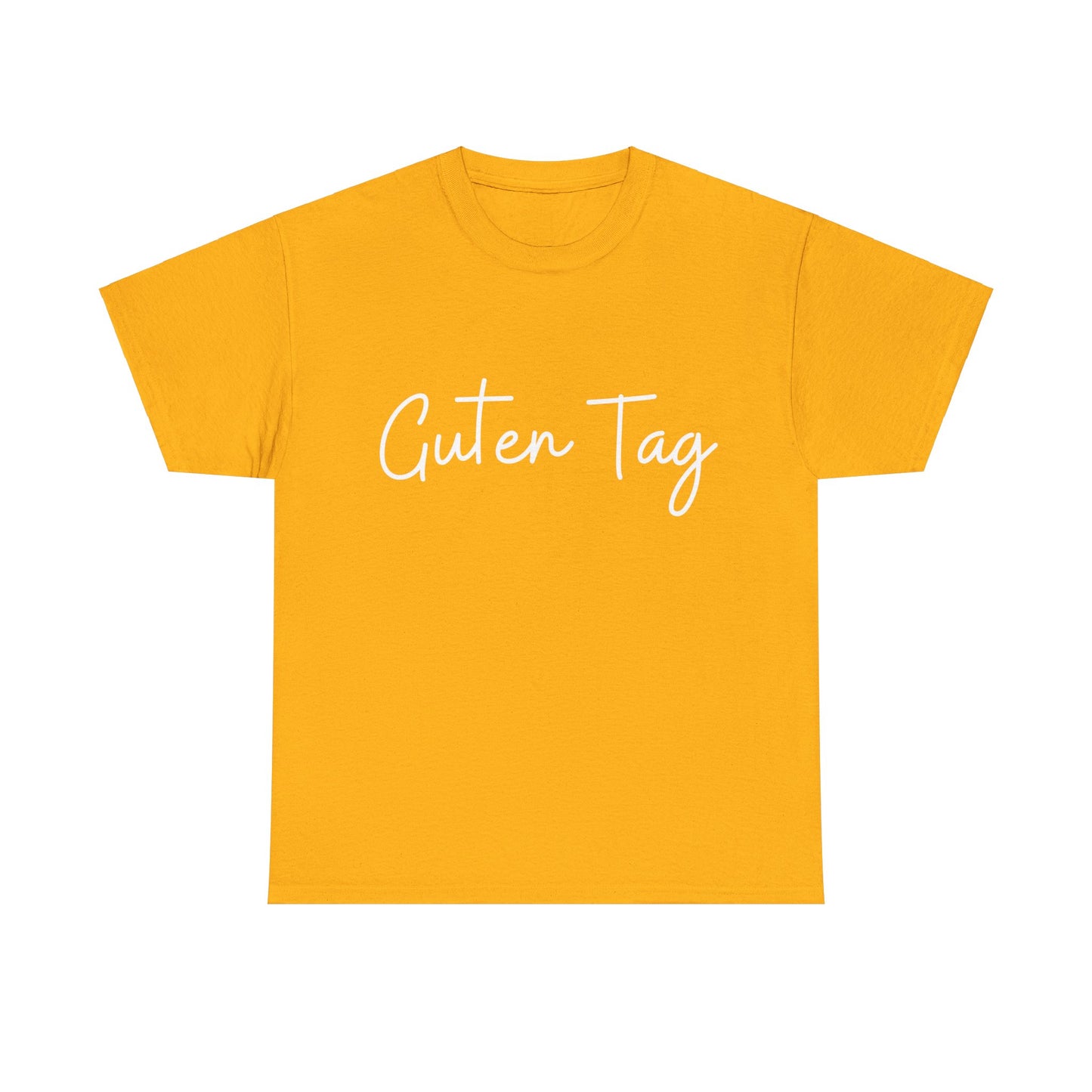 "Guten Tag" & "Auf Wiedersehen" (German Greetings) Unisex Heavy Cotton Tee