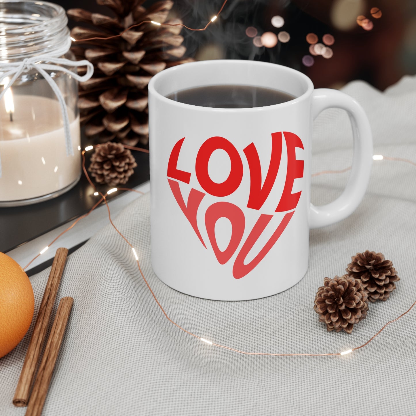 Love You - 11oz White Mug