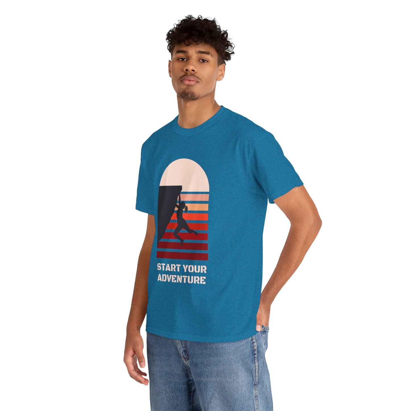 Climbing Adventure 1 - Unisex Heavy Cotton Tee