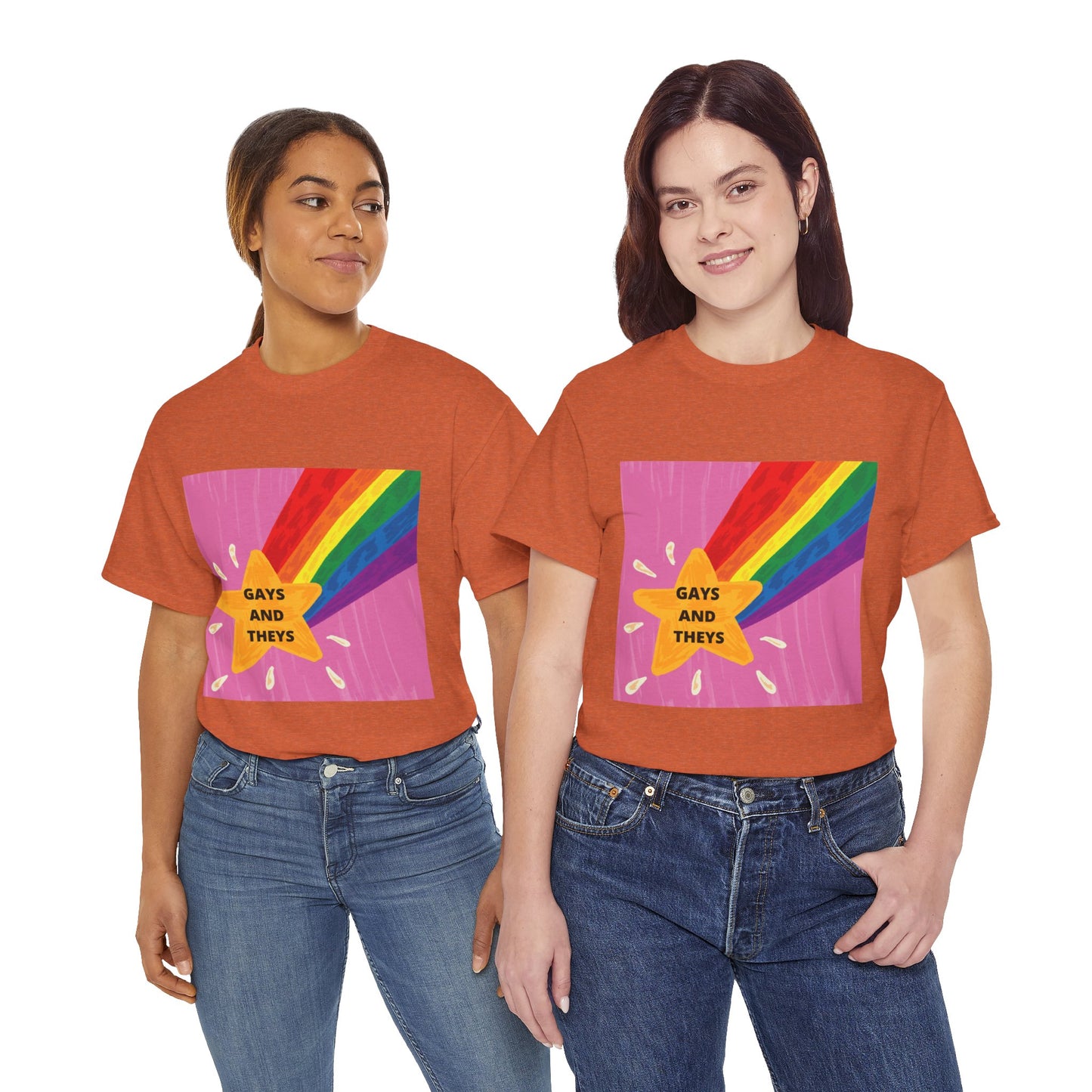 Unisex Heavy Cotton Tee - Gays And Theys