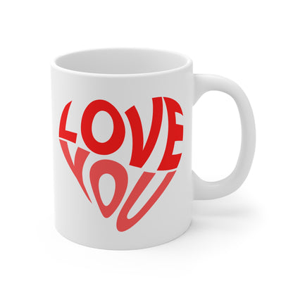 Love You - 11oz White Mug