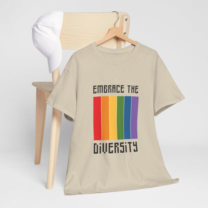 Unisex Heavy Cotton Tee - Embrace The Diversity