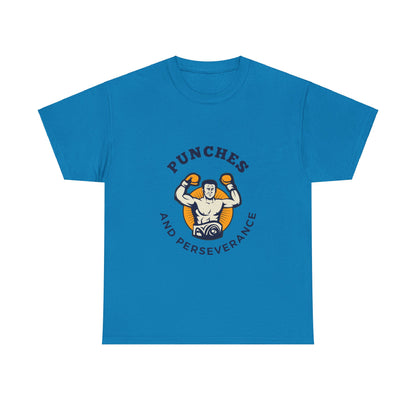 Unisex Heavy Cotton Tee - Punches And Perseverance Man