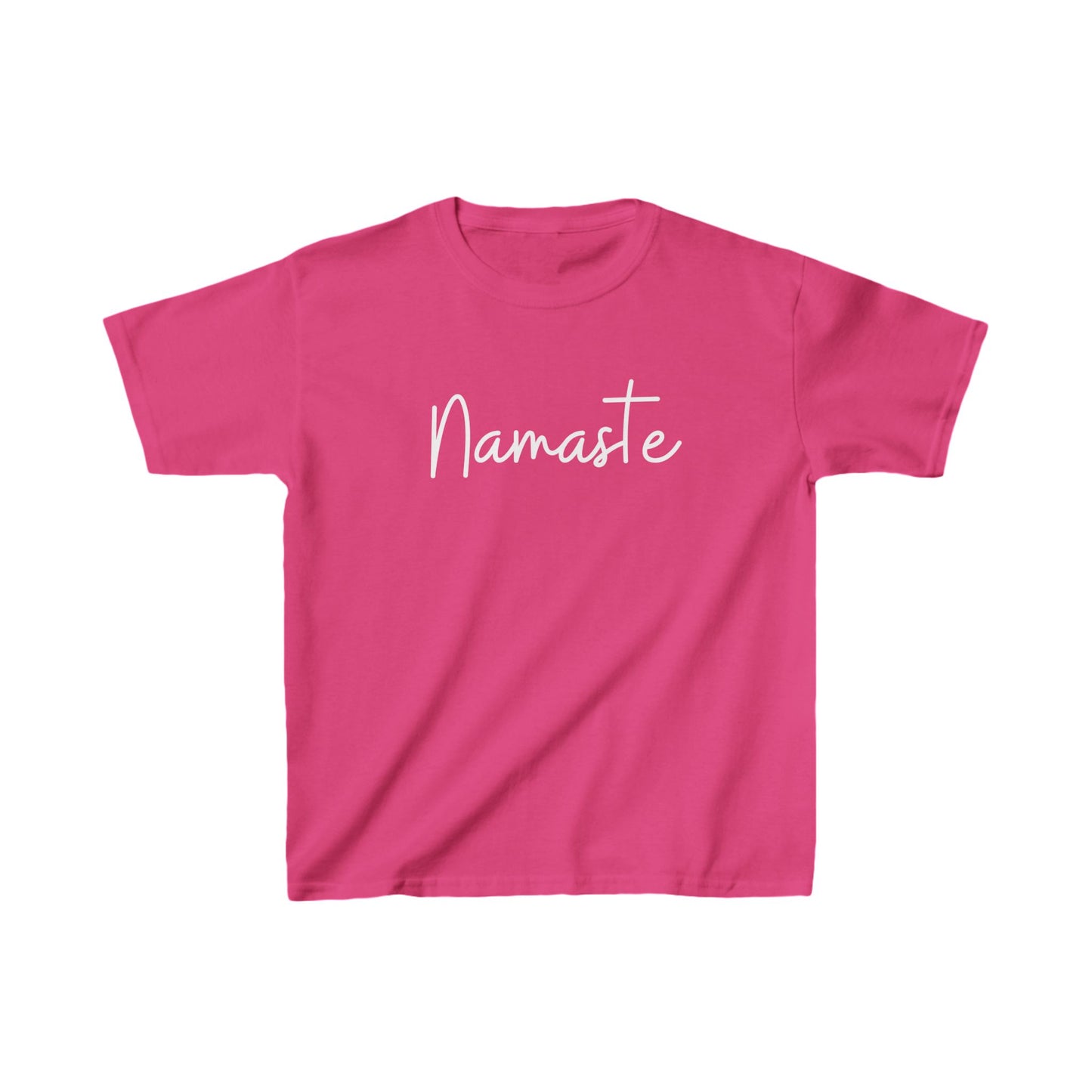 "Namaste" & "Namaste" (Hindi Greetings) Kids Heavy Cotton™ Tee