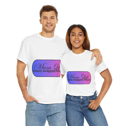 Unisex Heavy Cotton Tee - Chaos Wrapped In Love