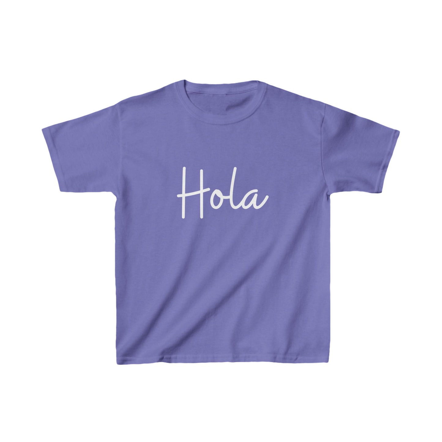 "Hola" & "Hasta Luego" (Spanish Greetings)Kids Heavy Cotton™ Tee