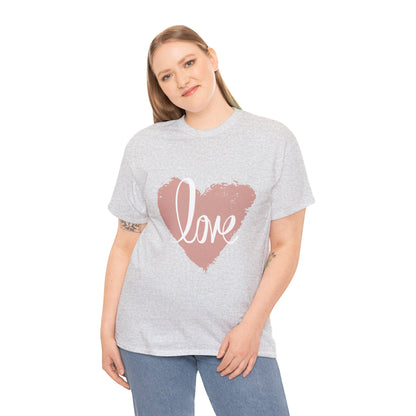 Love Heart - Unisex Heavy Cotton Tee