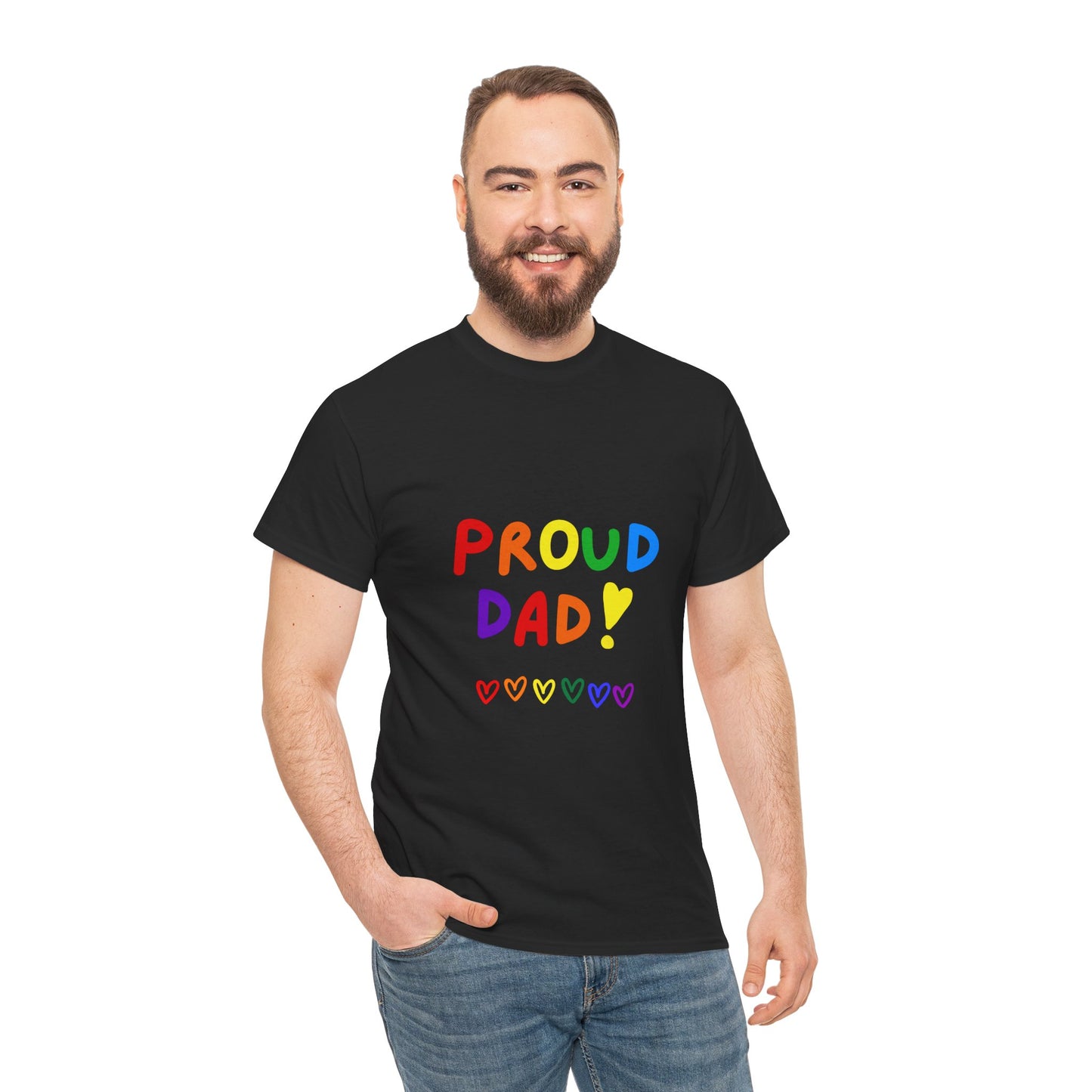 Unisex Heavy Cotton Tee - Proud Dad