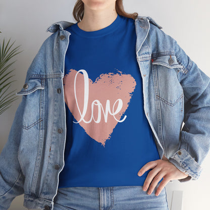 Love Heart - Unisex Heavy Cotton Tee