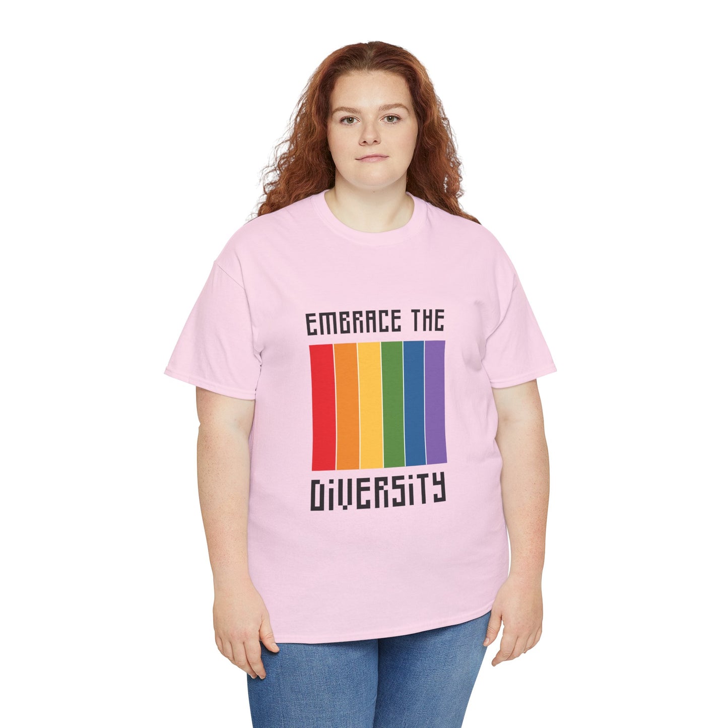 Unisex Heavy Cotton Tee - Embrace The Diversity