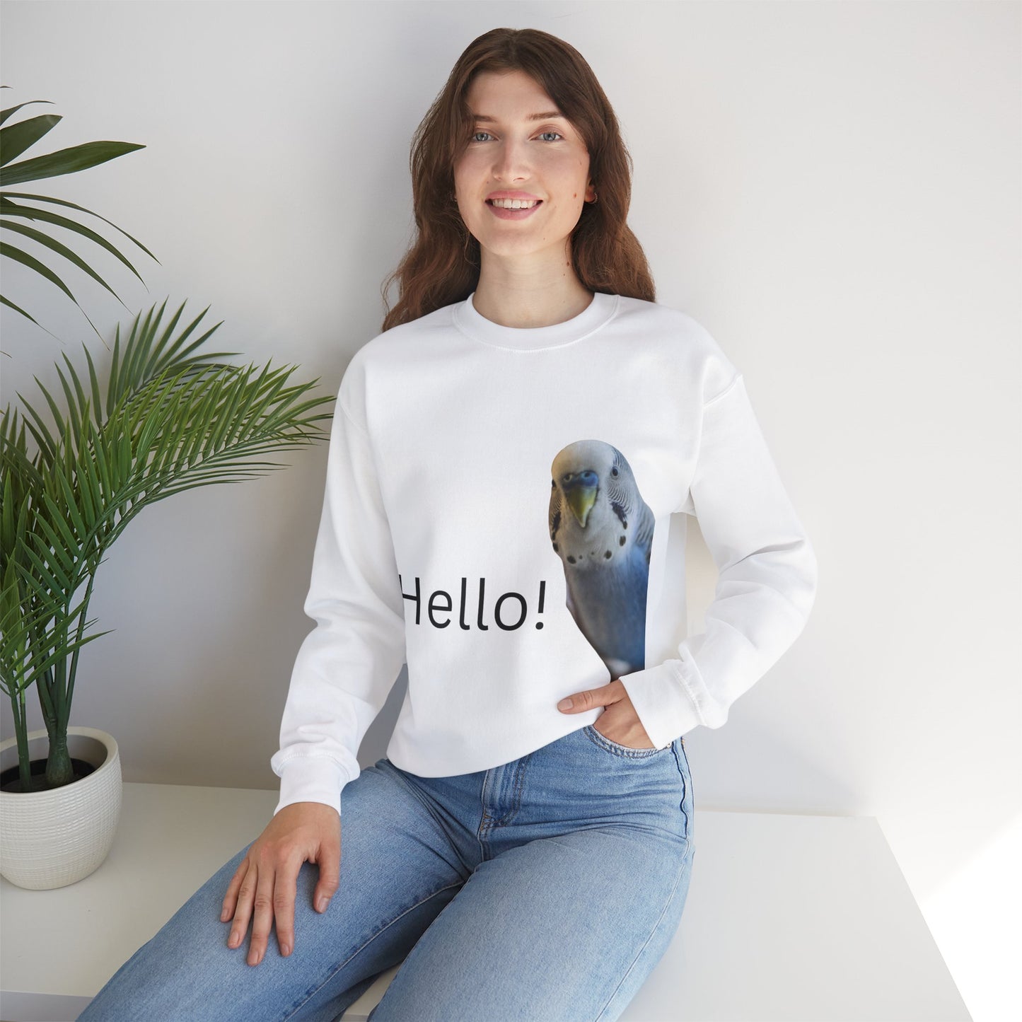 Budgie Hello Sweatshirt