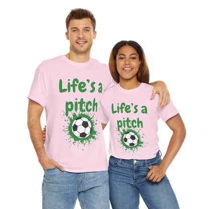 Unisex Heavy Cotton Tee - Life's A Pitch