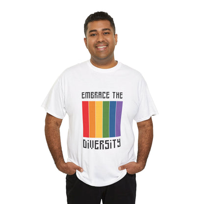 Unisex Heavy Cotton Tee - Embrace The Diversity