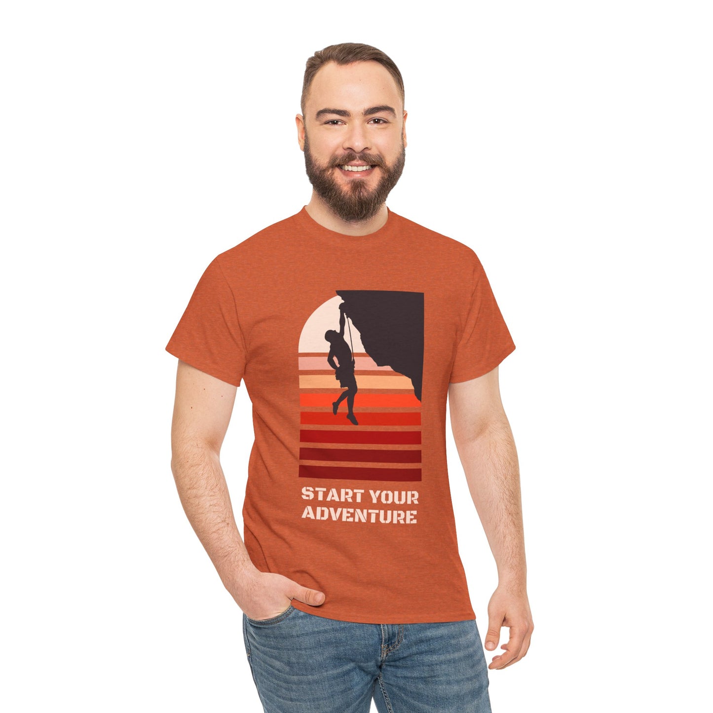 Climbing Adventure - Unisex Heavy Cotton Tee