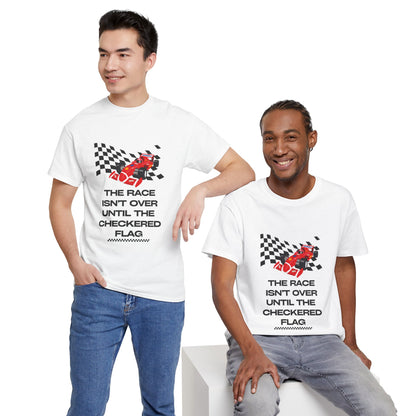 Unisex Heavy Cotton Tee - Checkered Flag