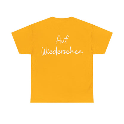 "Guten Tag" & "Auf Wiedersehen" (German Greetings) Unisex Heavy Cotton Tee