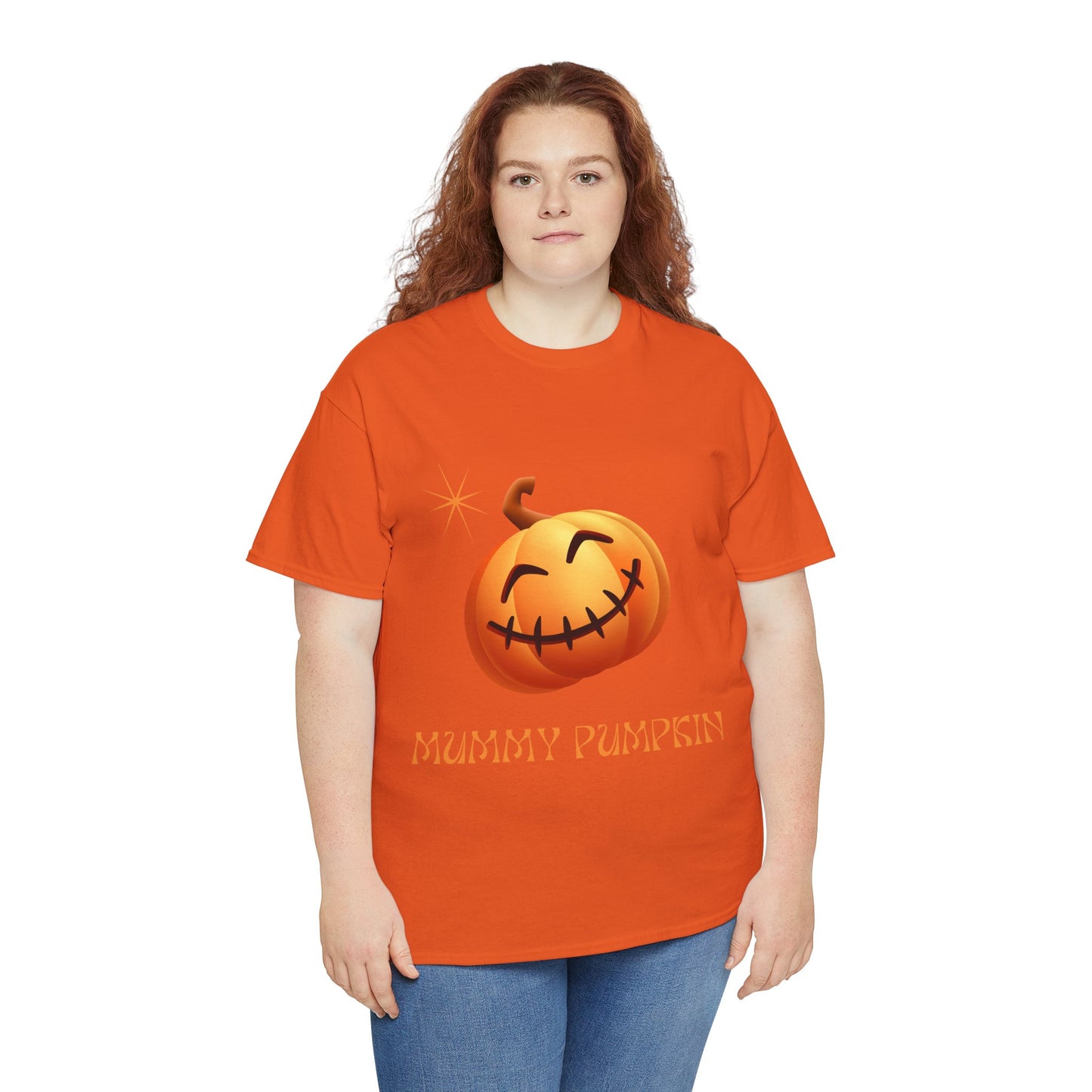 Mummy Pumpkin - Unisex Heavy Cotton Tee