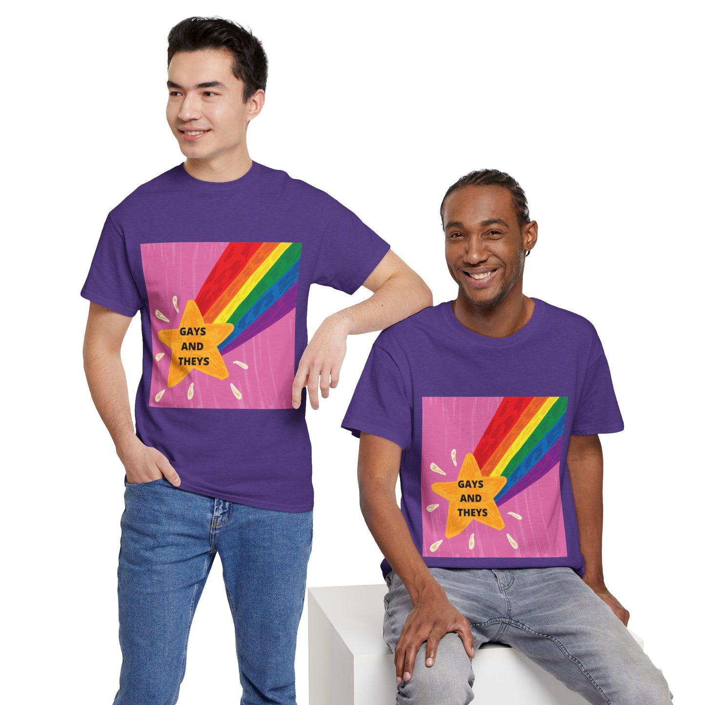 Unisex Heavy Cotton Tee - Gays And Theys