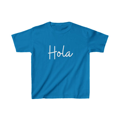 "Hola" & "Hasta Luego" (Spanish Greetings)Kids Heavy Cotton™ Tee