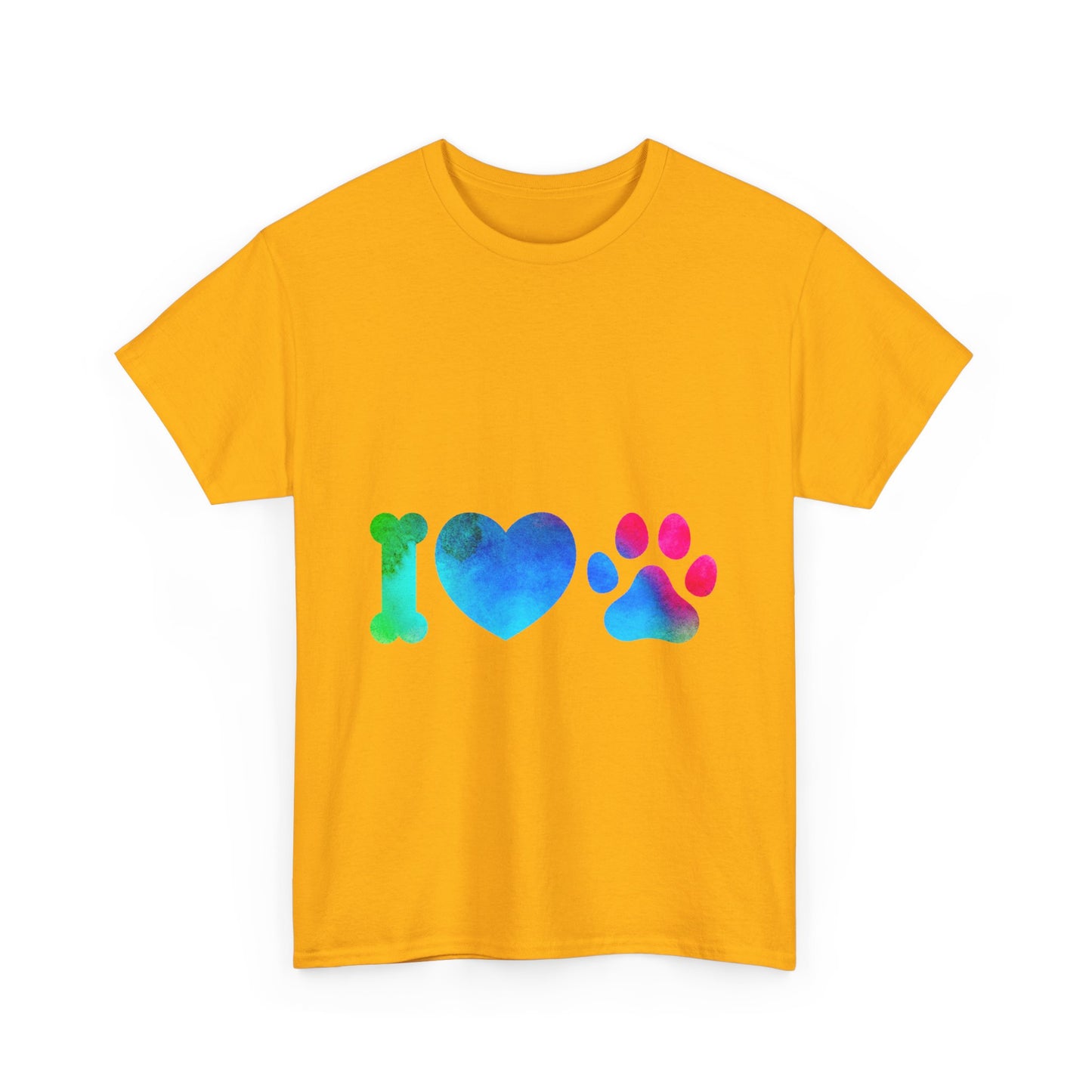 I Heart Paw - Unisex Heavy Cotton Tee