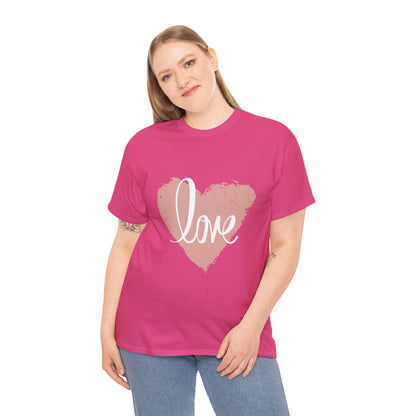 Love Heart - Unisex Heavy Cotton Tee