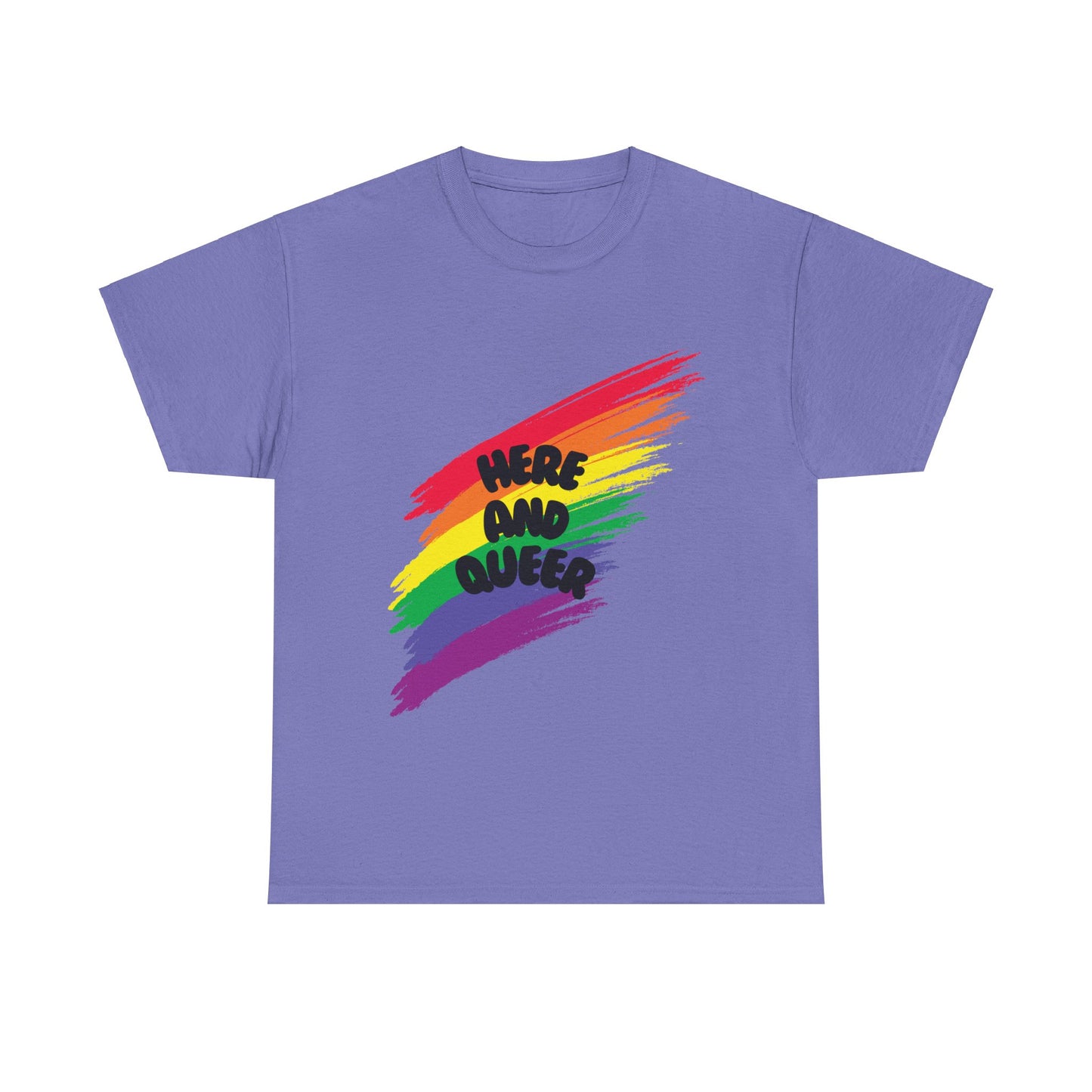 Unisex Heavy Cotton Tee - Here And Queer