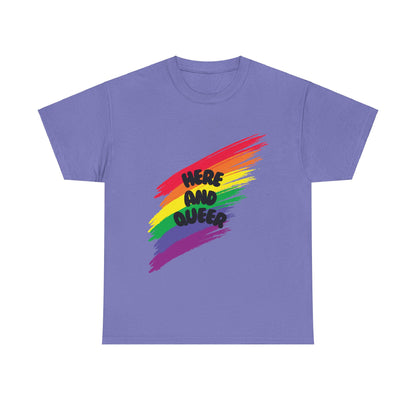 Unisex Heavy Cotton Tee - Here And Queer