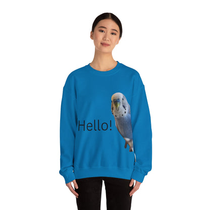 Budgie Hello Sweatshirt