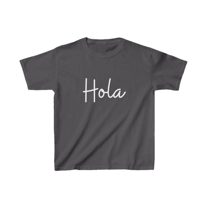 "Hola" & "Hasta Luego" (Spanish Greetings)Kids Heavy Cotton™ Tee