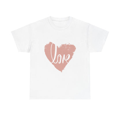 Love Heart - Unisex Heavy Cotton Tee