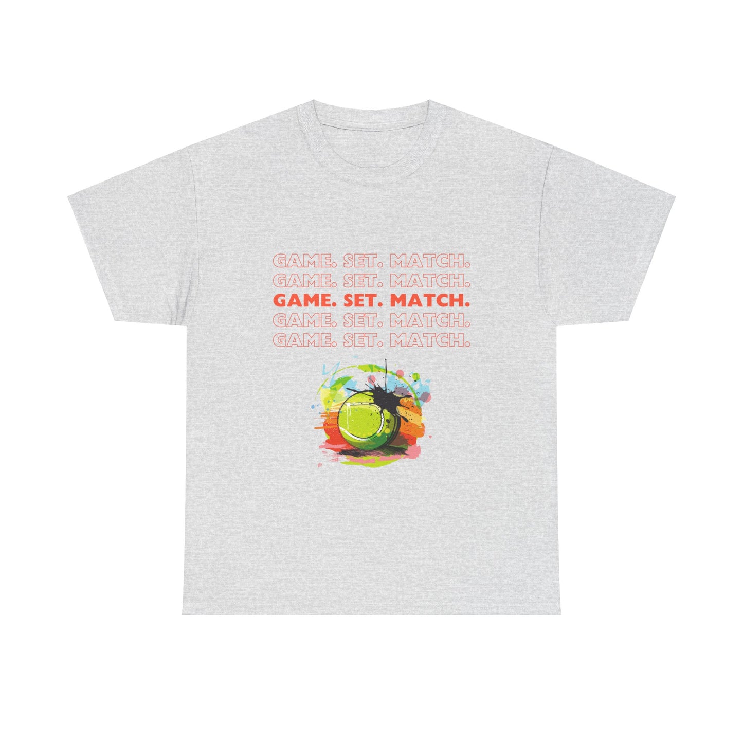 Unisex Heavy Cotton Tee - Game, Set, Match