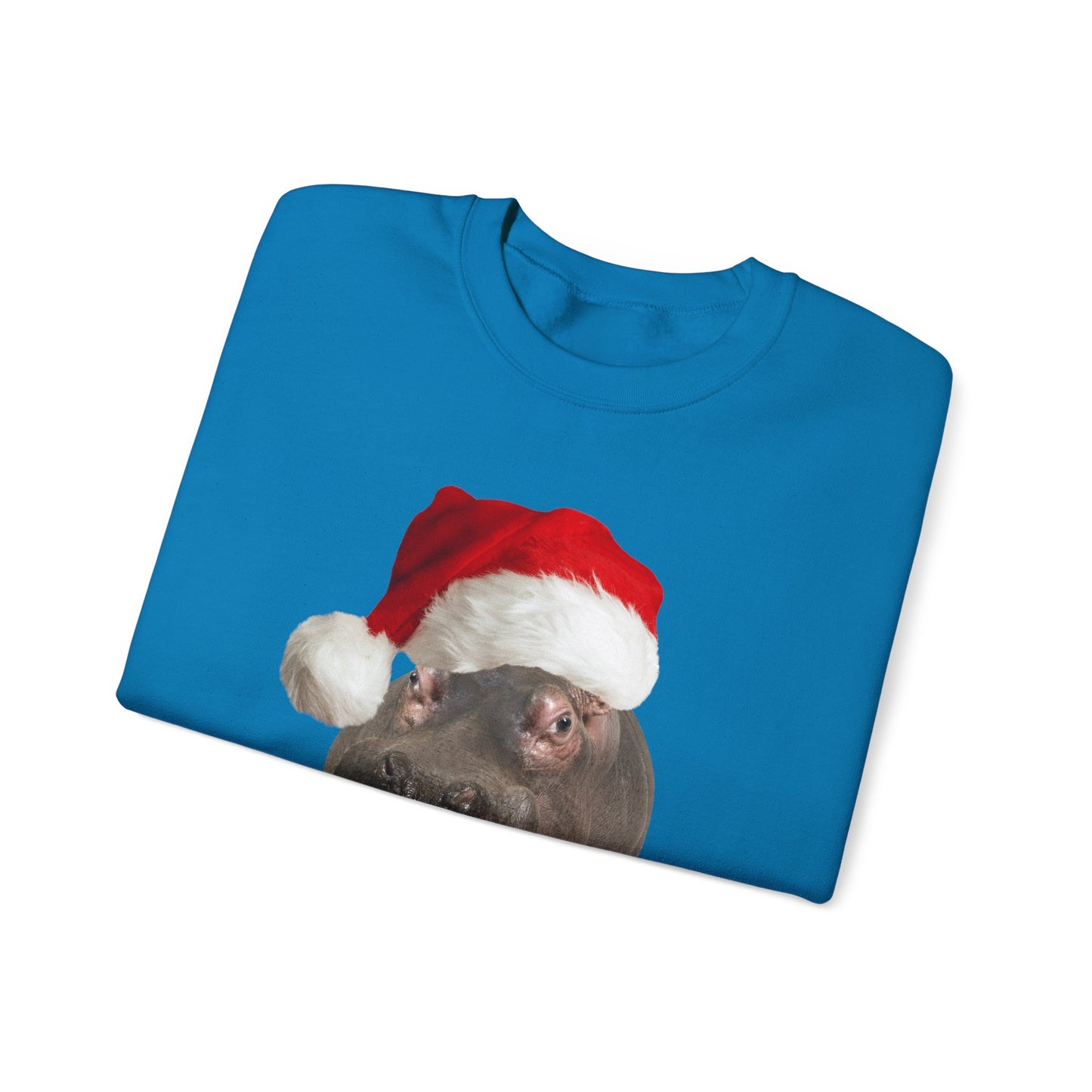 Hippity-Ho Hippo xmas Crewneck Sweatshirt