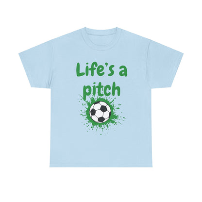 Unisex Heavy Cotton Tee - Life's A Pitch