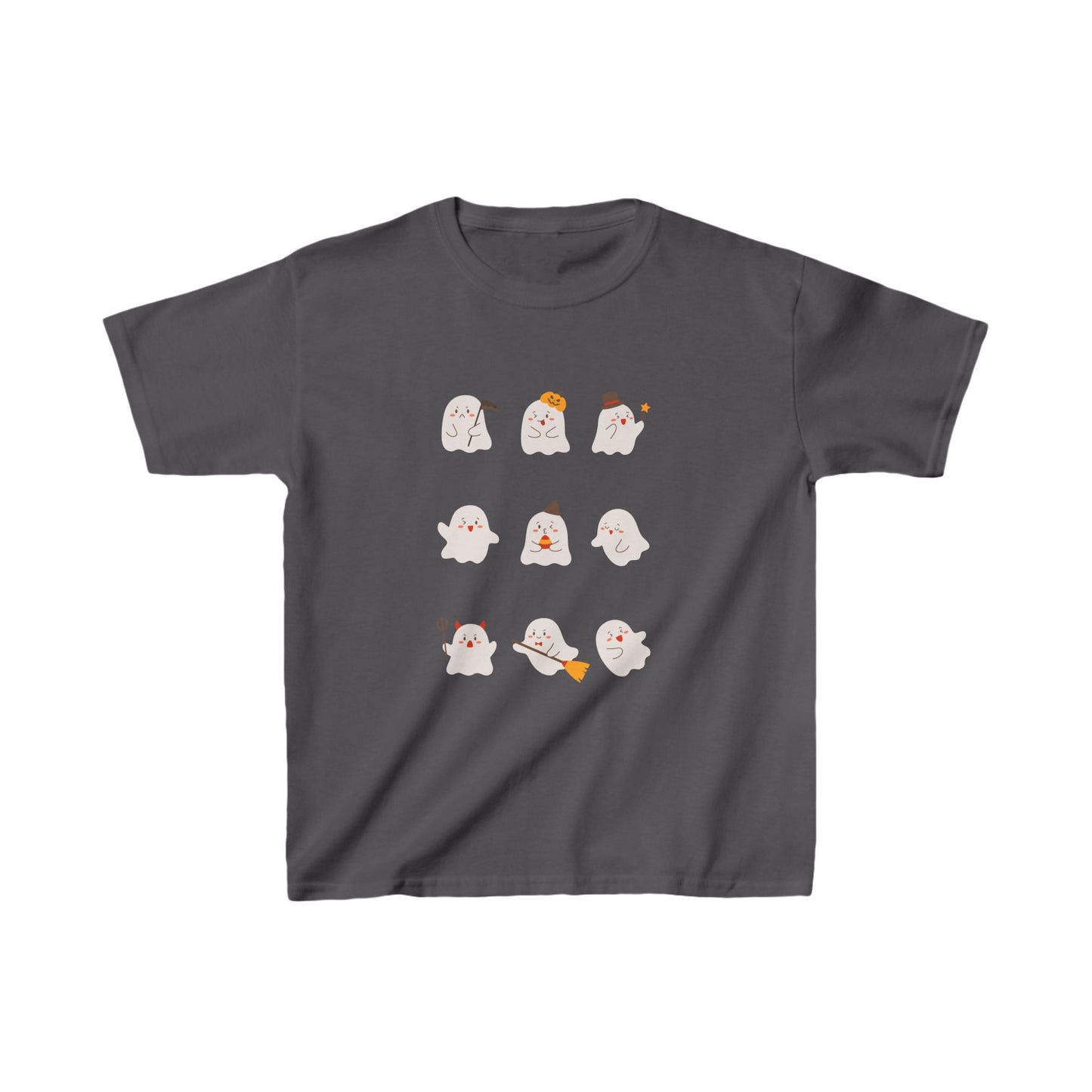 Kids Heavy Cotton™ Tee - Busy Ghosts