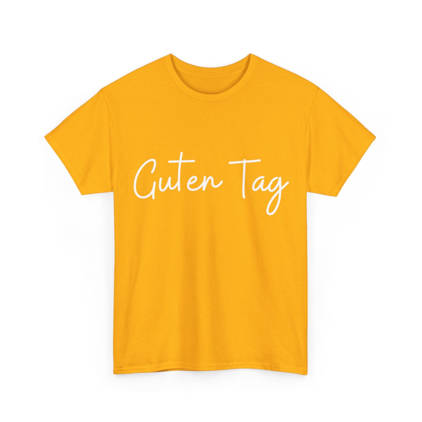 "Guten Tag" & "Auf Wiedersehen" (German Greetings) Unisex Heavy Cotton Tee