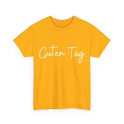 "Guten Tag" & "Auf Wiedersehen" (German Greetings) Unisex Heavy Cotton Tee